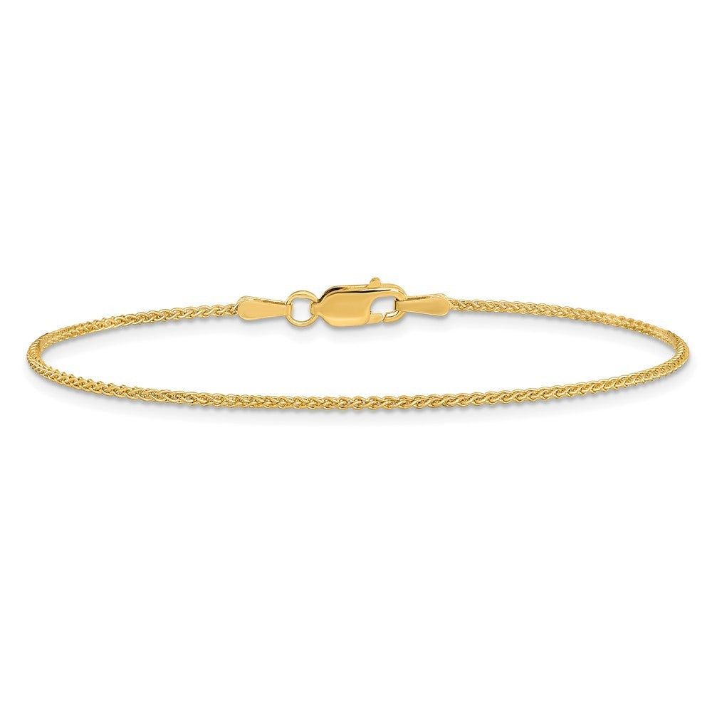 14k Yellow Gold 6 inch 1.25mm Spiga Bracelet