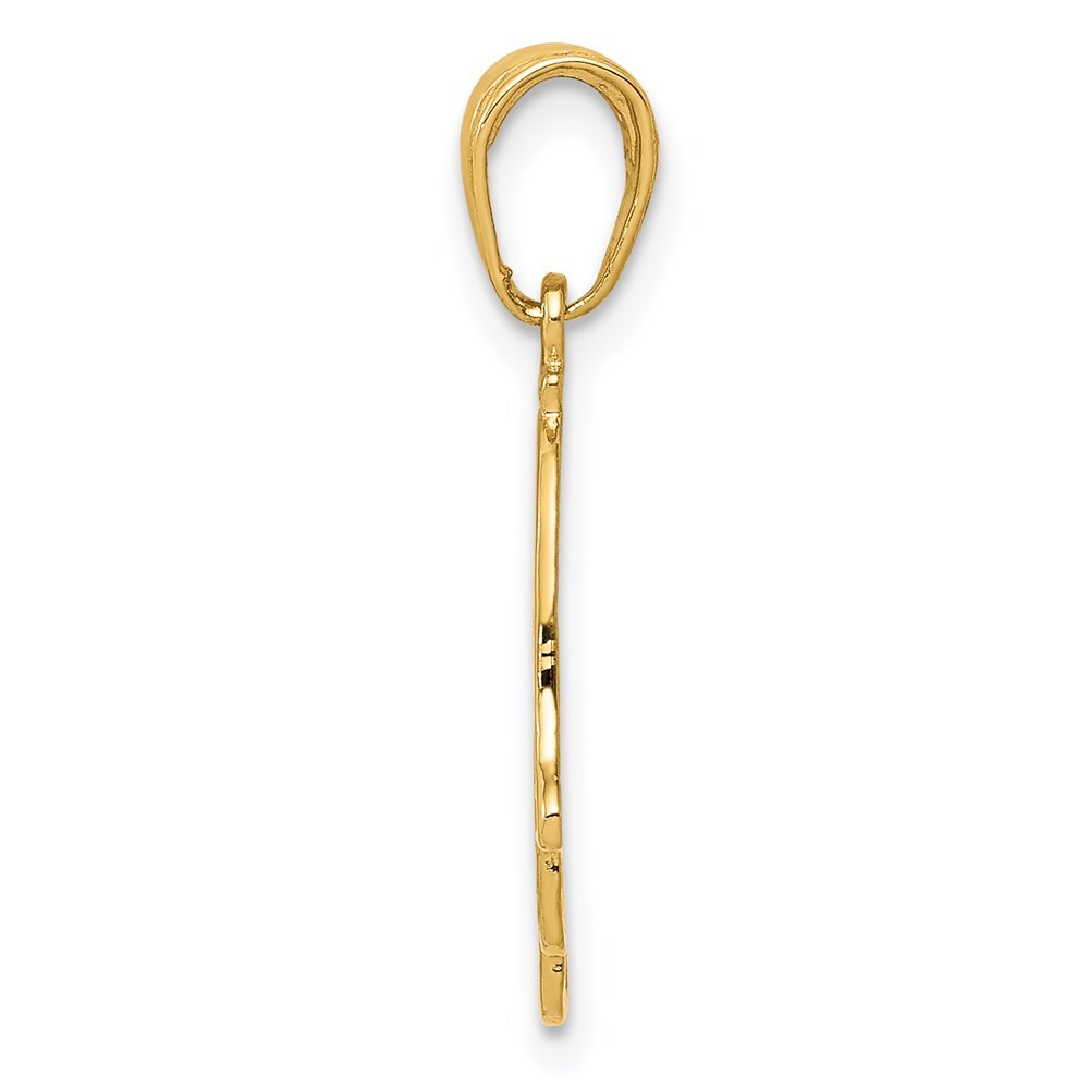 14k Yellow Gold Chamseh Pendant for Women