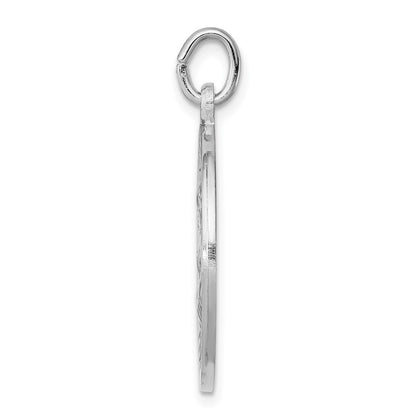 Sterling Silver Rhodium-plated Saint Joseph Medal