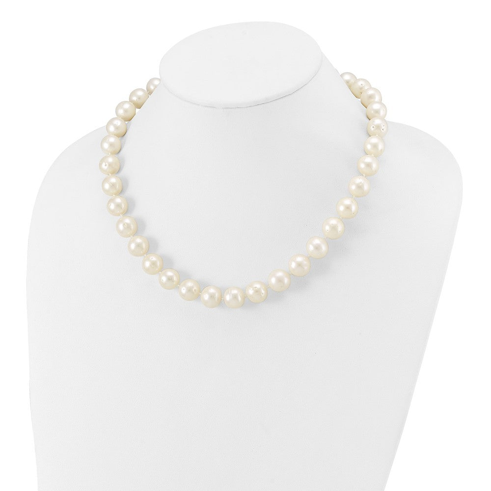 14k Yellow Gold 11-12mm White Freshwater Cultured Pearl 18 inch Necklace