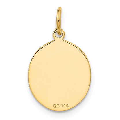 14k Yellow Gold COLLEGE GRADUATION Charm Pendant for Women