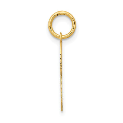 14k Yellow Gold Medium Polished Number 8 Charm