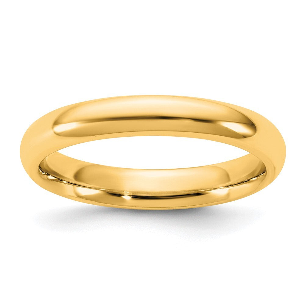 14K Yellow Gold 3.5mm Standard Comfort Fit Band Size 6