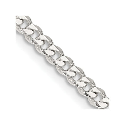 Sterling Silver 3.5mm Curb Chain Necklace