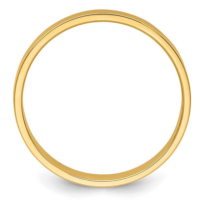 14K Yellow Gold Yellow Gold 3mm Lightweight Flat Wedding Band Size 10