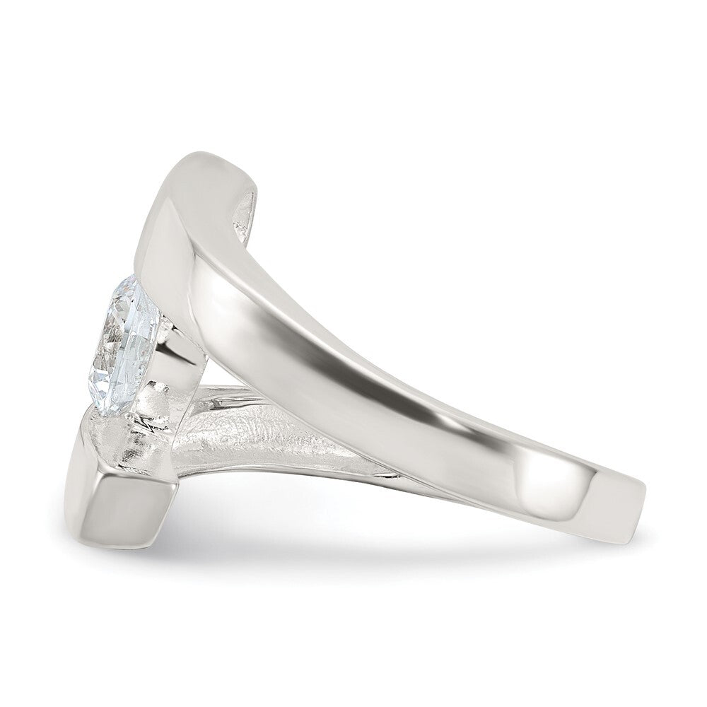 Sterling Silver CZ Ring Size 7