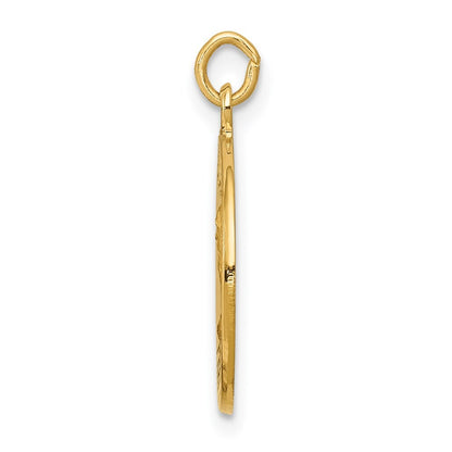 14k Yellow Gold Saint Andrew Medal Charm Pendant for Women