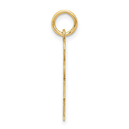 14k Yellow Gold Kid Charm Pendant for Women
