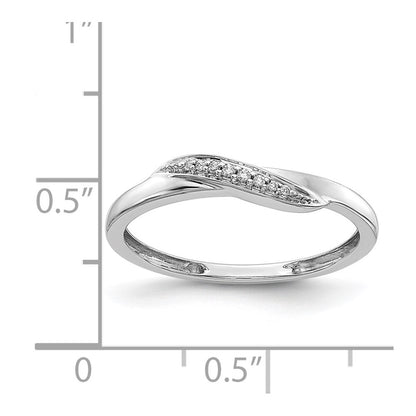 14k White Gold Diamond Ring Size 7