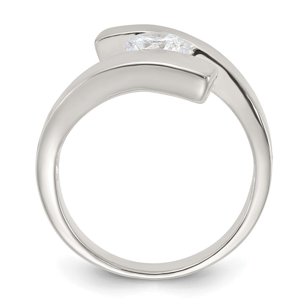 Sterling Silver CZ Ring Size 6