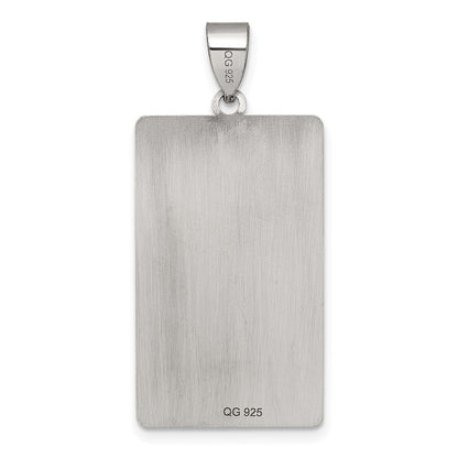 Sterling Silver Temperance Tarot Card Pendant