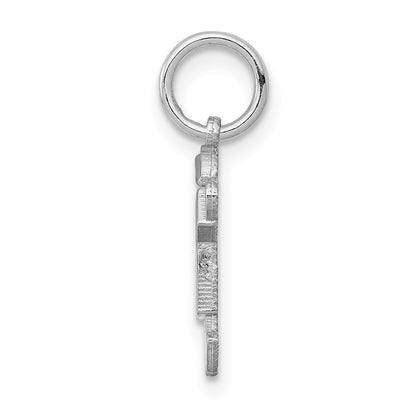 14k White Mini Boy Joy Charm Pendant