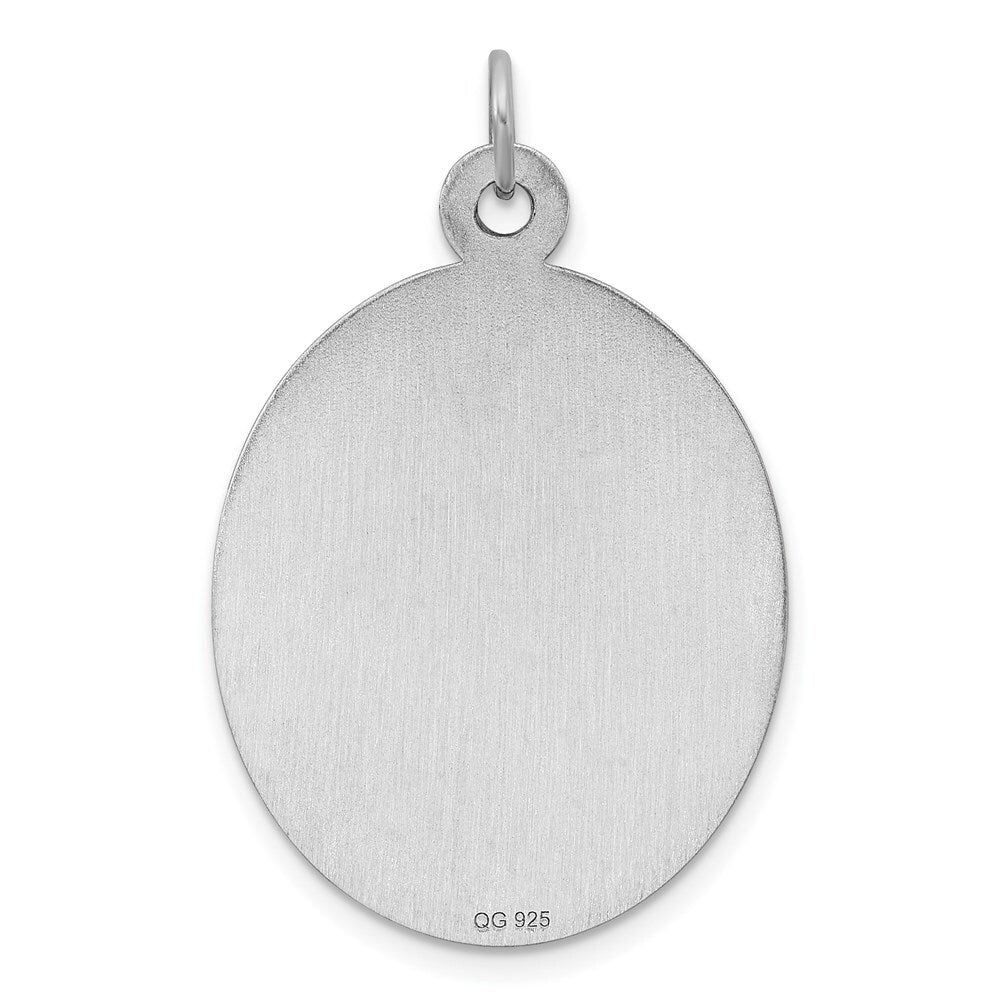 Sterling Silver Rhodium-plated Medical Jewelry Pendant