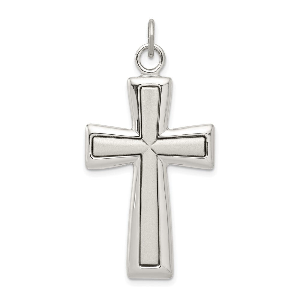 Sterling Silver Latin Cross Pendant Holiday Gift for Women