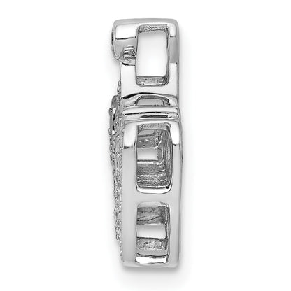 14k White Gold 1/6ct. Diamond Allah Pendant for Women