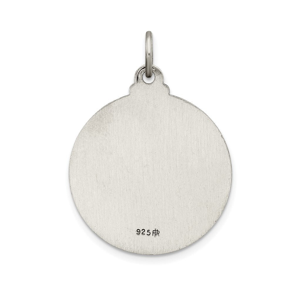 Sterling Silver Antiqued Ecce Homo Medal Pendant Holiday Gift for Women