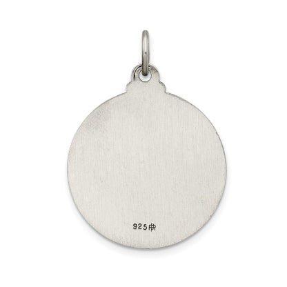 Sterling Silver Antiqued Ecce Homo Medal Pendant Holiday Gift for Women