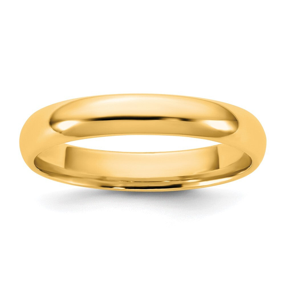 14K Yellow Gold 3.5mm LTW Comfort Fit Band Size 7