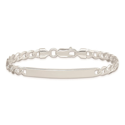 Sterling Silver Curb ID Bracelet