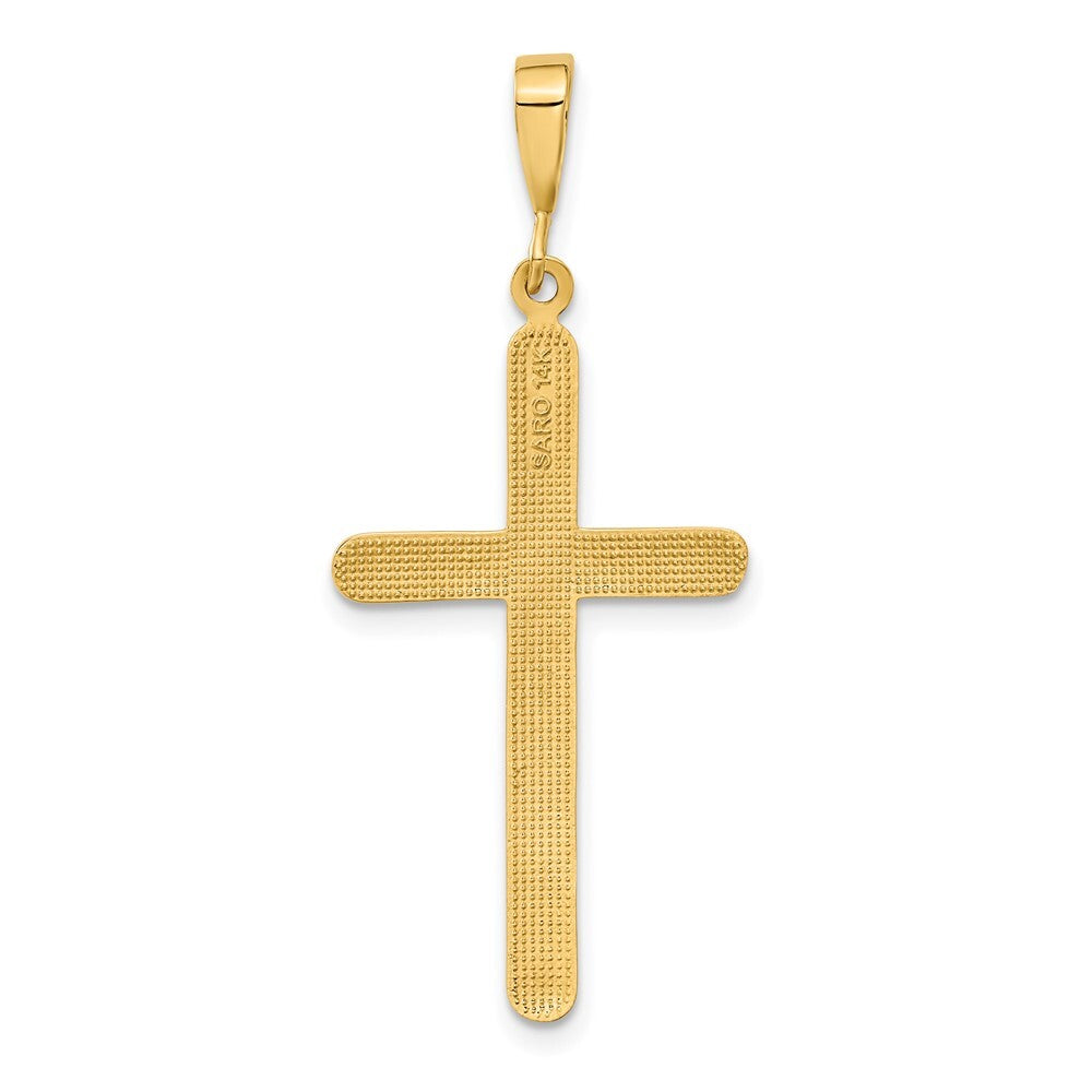 14k Yellow Gold Cross Pendant
