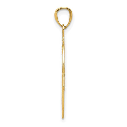 14k Yellow Gold Hand of God Pendant for Women