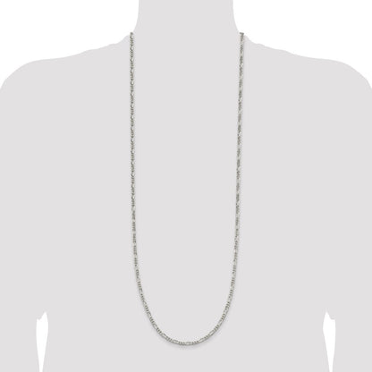 Sterling Silver 3.5mm Figaro Chain