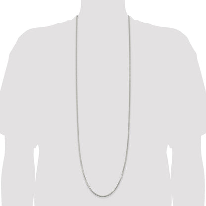 Sterling Silver 2.5mm Box Chain