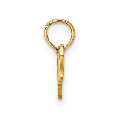 14k Yellow Gold SWEET with Heart Charm