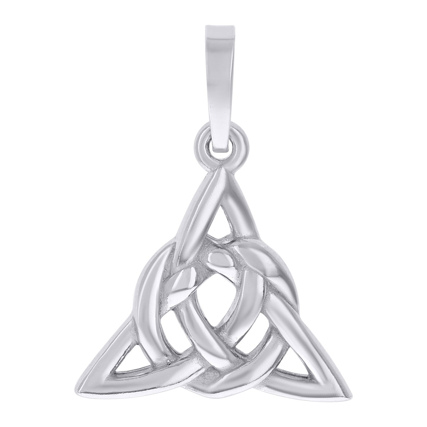 925 Sterling Silver Trinity Symbol Religious Charm Pendant