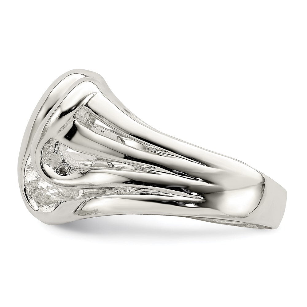 Sterling Silver Fancy Ring Size 6