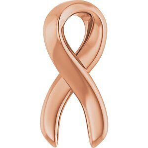 14k Rose Gold Survivor Ribbon 16-18" Necklace