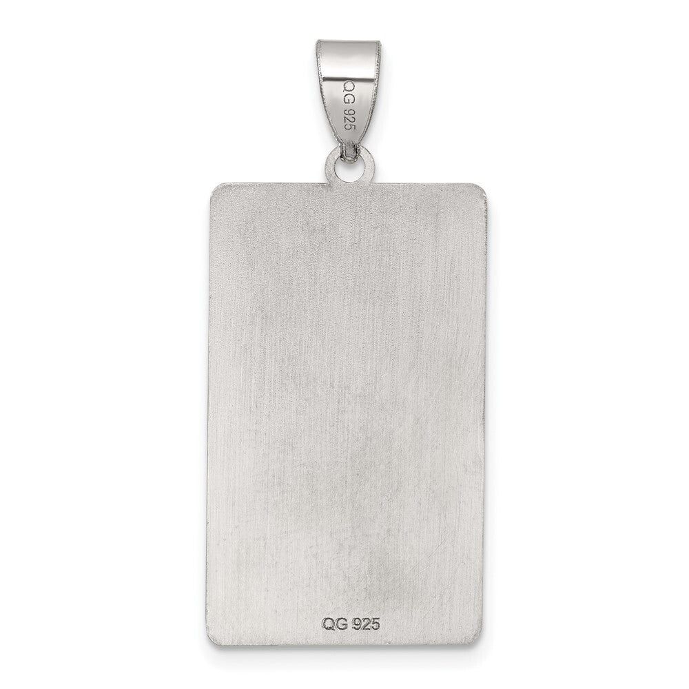 Sterling Silver The Emperor Tarot Card Pendant