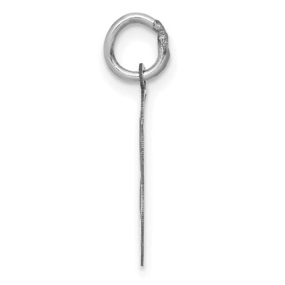 14k White Gold GRADUATION DAY Charm Pendant for Women