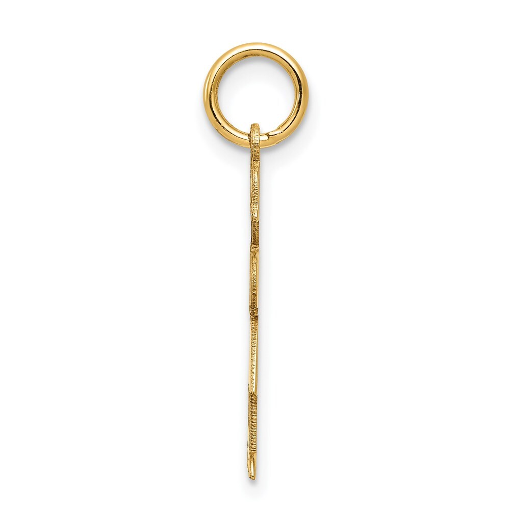 14k Yellow Gold Kid Charm Pendant for Women
