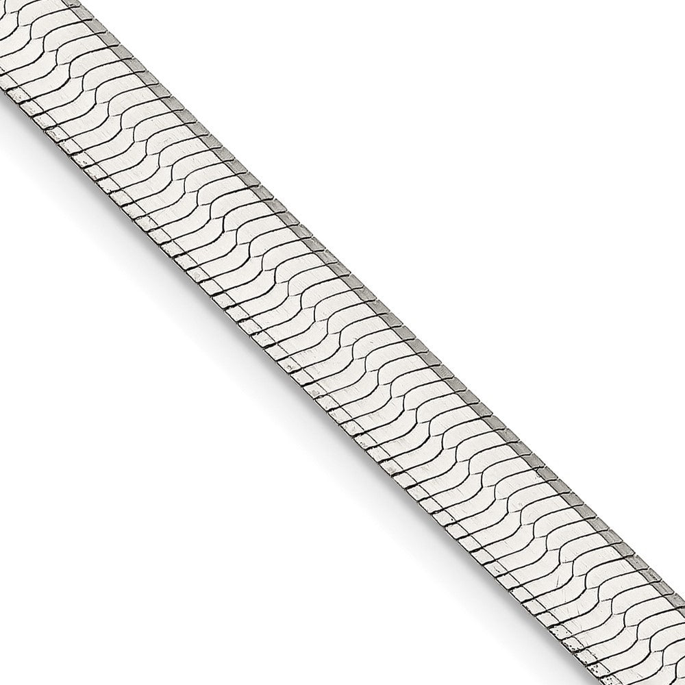 Sterling Silver 5.25mm Magic Herringbone Chain Necklace
