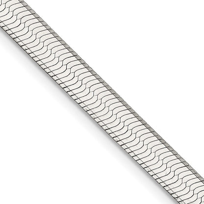Sterling Silver 5.25mm Magic Herringbone Chain Necklace