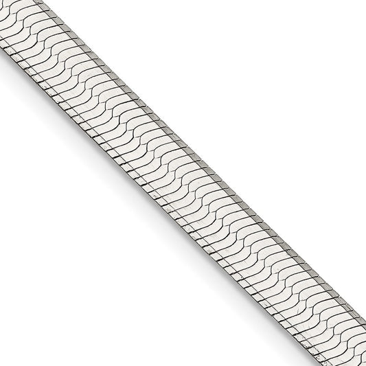 Sterling Silver 5.25mm Magic Herringbone Chain Necklace