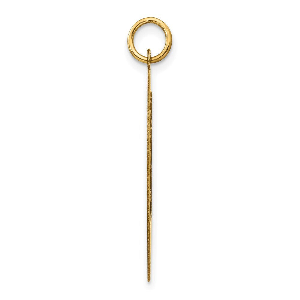 14k Yellow Gold 2-piece Mizpah Charm Pendant