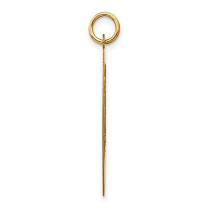 14k Yellow Gold 2-piece Mizpah Charm Pendant