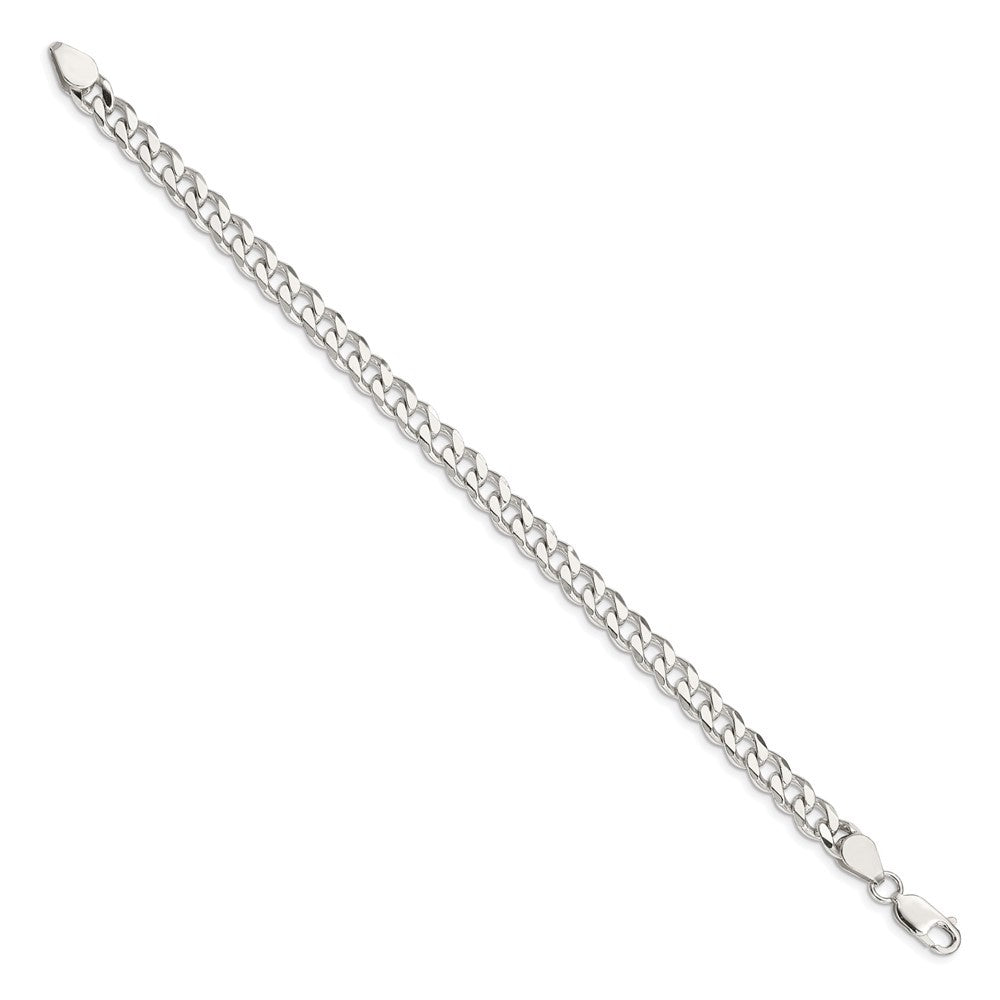 Sterling Silver 6.5mm Curb Chain Bracelet
