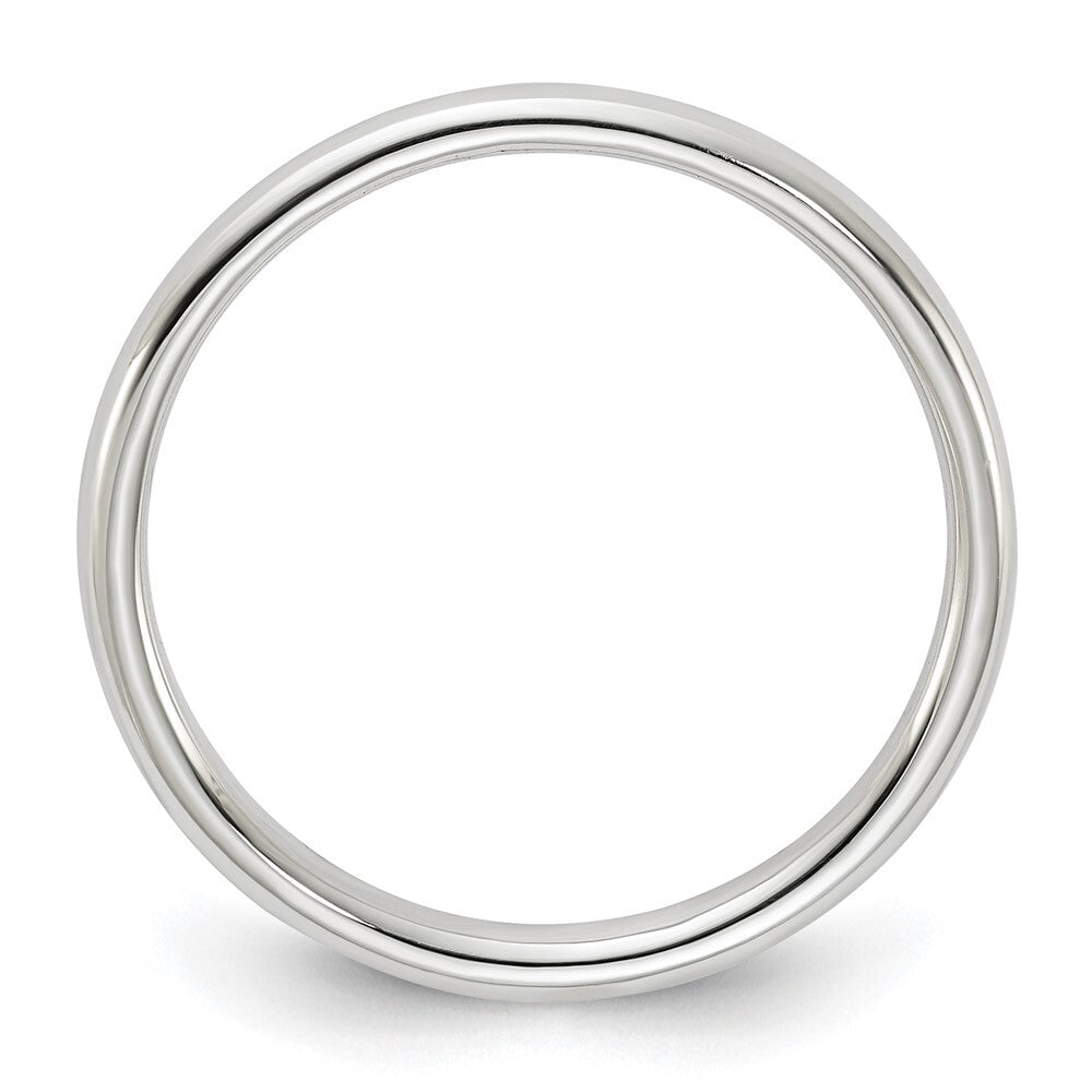 Sterling Silver 2mm Half Round Size 6 Band Ring