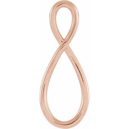 14k Rose Gold Freeform Pendant Fine Jewelry Gift for Her Gift for Women