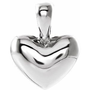 Sterling Silver Youth Heart Pendant Gift for Women