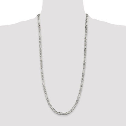 Sterling Silver 5.5mm Figaro Anchor Chain