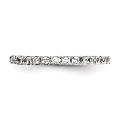Sterling Silver Cubic Zirconia Ring Size 6
