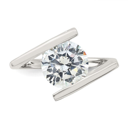 Sterling Silver Cubic Zirconia Ring Size 7