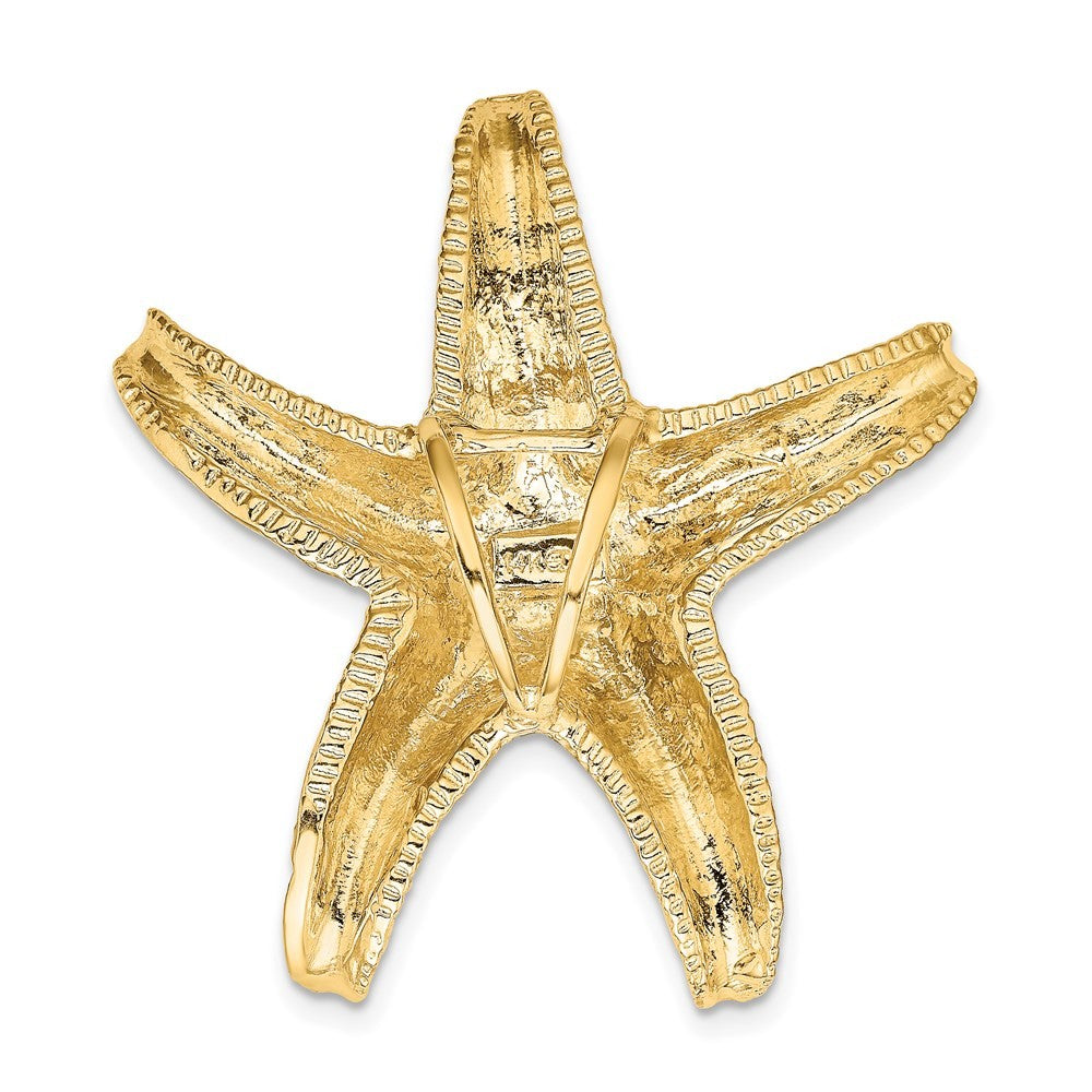 14k Yellow Gold Starfish Slide