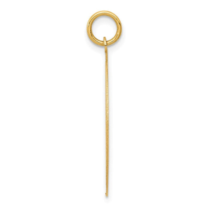 14k Yellow Gold Happy Anniversary Charm