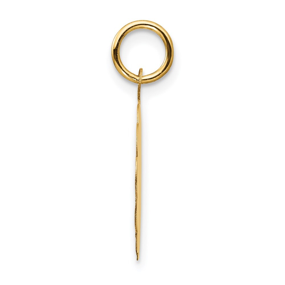 14k Yellow Gold GRADUATION DAY Charm Pendant for Women