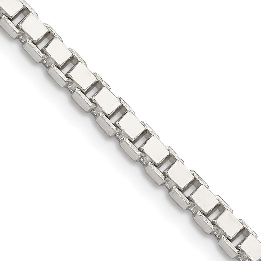 Sterling Silver 3.25mm Box Chain Necklace